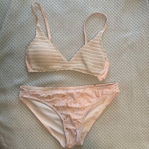 Xhilaration macrame top and bottom